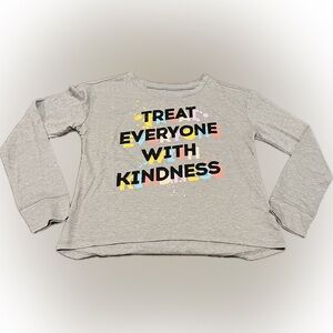 Justices Girls Long sleeve shirt. Heather Gray. Never worn